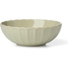 image:imageLenox Stoneware Dinnerware Sets French Perle Scallop Matcha 12Piece Dinnerware Set Service For 4 Green Dishes Set for 4 Dishwasher Safe Stoneware Dinner Plates and Bowls Sets Green 12 Piece