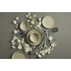 image:imageLenox Stoneware Dinnerware Sets French Perle Scallop Matcha 12Piece Dinnerware Set Service For 4 Green Dishes Set for 4 Dishwasher Safe Stoneware Dinner Plates and Bowls Sets Green 12 Piece