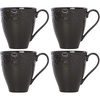 image:imageLenox 888917 Chelse Muse Fleur Matte Black 4Piece Bowl SetMugs  Set of 4
