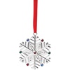 image:imageLenox 893033 Jeweled Snowflake Ornament ChristmasSnowflake