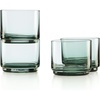 image:imageLenox 897841 Tuscany Classics Stackable Coolers Set Of 4 SmokeShort Glasses  Set of 4  Green