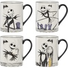 image:imageLenox Dinnerware Set Nightmare Before Christmas Accent Plates Set For 4 Jack Skellington Halloween Decor Indoor Porcelain Dishwasher Safe Microwave Safe Halloween Dishes WhiteBlack 4 PiecesMugs Set of 4