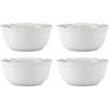 image:imageLenox White French Perle Bead 4Pc Place Setting 645 LBAllPurpose Bowls  Set of 4