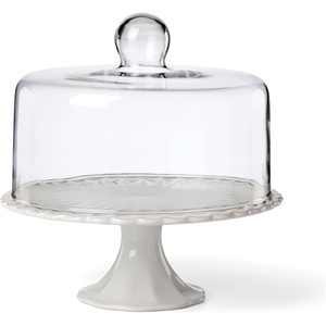 image:imageLenox 893544 French Perle Scallop 4Piece Accent Plate Set Matte OffWhiteCake Plate