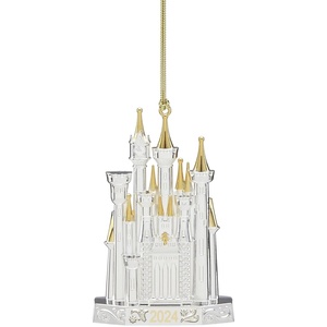 image:imageLenox 895766 2024 Silverplated Disney Castle Metal Ornament ChristmasDisney Castle
