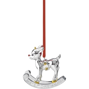 image:imageLenox 895766 2024 Silverplated Disney Castle Metal Ornament ChristmasRudolph  Babys First Christmas