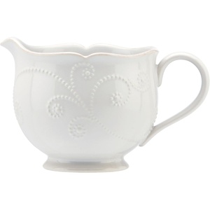image:imageLenox French Perle White Tall Salt and Pepper Set Sauce Pitcher