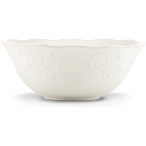 image:imageLenox French Perle White Tall Salt and Pepper Set Serving Bowl