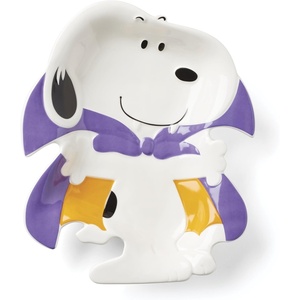 image:imageLenox Serveware The Great Pumpkin Figural Treat Dish Handwash Only Durable Porcelain Dish Tray Halloween Decor Indoor Halloween Table Decorations Snoopy Design Fall Decor 8 x 65 x 1inchTreat Dish