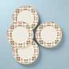 image:imageLenox 894967 Holiday Plaid 4Piece Mug Set Christmas Dinnerware HostingDinner Plates  Set of 4