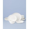 image:imageLenox Dinnerware Set Studio 1414 Curve 16Piece Set Service For 4 Bone China Material Dishwasher amp Microwave Safe Home And Kitchen Kitchen And Dining Plates And Bowls Sets White 16 PiecesCurve