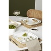 image:imageLenox Dinnerware Set Studio 1414 Curve 16Piece Set Service For 4 Bone China Material Dishwasher amp Microwave Safe Home And Kitchen Kitchen And Dining Plates And Bowls Sets White 16 PiecesSquare