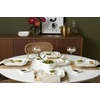 image:imageLenox Dinnerware Set Studio 1414 Curve 16Piece Set Service For 4 Bone China Material Dishwasher amp Microwave Safe Home And Kitchen Kitchen And Dining Plates And Bowls Sets White 16 PiecesSquare