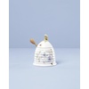 image:imageLenox Home And Kitchen Butterfly Meadow Beehive Honey Pot Porcelain Material Dishwasher Safe Honey Jar Honeypot Bee And Flower Design Bee Decor Home Decor White 1 Piece 10 Ounce CapacityHoney Pot