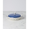image:imageLenox Home And Kitchen Chef Snoopy Covered Casserole Dish Stoneware Material Dishwasher Safe Kitchen Baking Dish For Oven Oven Safe Upto 350 Degrees Snoopy Design Blue And White 1 Piece