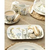 image:imageLenox Home And Kitchen Wildflowers Hors dOeuvres Tray Stoneware Material Serving Tray Dishwasher amp Microwave Safe Table Decor Wild Flower Design Serving PlatterWhite 1 Piece 11 Inch Length
