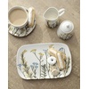 image:imageLenox Home And Kitchen Wildflowers Hors dOeuvres Tray Stoneware Material Serving Tray Dishwasher amp Microwave Safe Table Decor Wild Flower Design Serving PlatterWhite 1 Piece 11 Inch Length