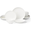 image:imageLenox Dinnerware Set Studio 1414 Coupe 16Piece Set Service For 4 Bone China Material Dishwasher amp Microwave Safe Home And Kitchen Kitchen And Dining Plates And Bowls Sets White 16 Pieces