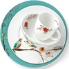 image:imageLenox 810174 Chirp Seasonal 9Inch Salad Plate 1Piece Service for 1 Luncheon Plate Christmas Dinnerware4Piece Place Setting