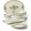 image:imageLenox 863669 Holiday 4Piece Melamine Dinner Plate Set Christmas Dinnerware Hosting220 LB