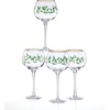 image:imageLenox 893570 Holiday Decal 4Piece Martini Glass Set Christmas Dinnerware HostingBalloon Glasses  Set of 4