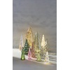 image:imageLenox 893624 Treasured Traditions Holiday Red Bulbs Lit Tree Christmas DecorLit Tree  Green