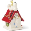 image:imageLenox 896324 Snoopy Christmas Covered Candy Dish Holiday Hosting