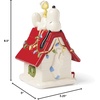 image:imageLenox 896324 Snoopy Christmas Covered Candy Dish Holiday Hosting