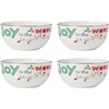image:imageLenox 896326 Snoopy Christmas 12Piece Dessert Set Holiday Dinnerware