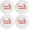 image:imageLenox 896326 Snoopy Christmas 12Piece Dessert Set Holiday Dinnerware