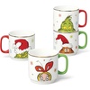 image:imageLenox 896340 Merry Grinchmas Salt amp Pepper Set 2Piece Green Christmas amp Holiday HostingStackable Mugs