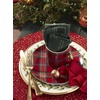 image:imageLenox 896685 Holiday Red Tartan Mugs Set of 4 Christmas Dinnerware Hosting Service For 4 35 x 325Inch Diameter 11 Fl OzAccent Plates  Set of 4