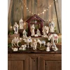 image:imageLenox 897698 First Blessing Boy with Donkey Figurine Christmas Decorations Indoor Decor Nativity Set10Piece Nativity Set