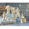 image:imageLenox Figurine 7Piece Mini Nativity Set Made Of Porcelain with 24K Gold Accent Christmas Decoration Christmas Decor Indoor Winter Decor for Home Table Decoration Ivory 7 Piece 4Inch HeightHolly