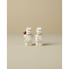 image:imageLenox Figurine Happy Holly Days North Pole Snowman LightUp Figurine Christmas Decorations Christmas Decor Indoor Snowman Design Ivory 1 Piece 775Inch Height 2 AAA Batteries Not IncludedSalt  Pepper Set