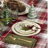 image:imageLenox Holiday 6Piece Dinner Plates Dinnerware Set Service For 6 Porcelain Dishwasher Safe Round Plates Set Holiday Red amp Green Perfect for Gatherings Christmas Dinnerware Ivory 6 Piece18Piece Dinnerware Set