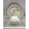 image:imageLenox Holiday 6Piece Dinner Plates Dinnerware Set Service For 6 Porcelain Dishwasher Safe Round Plates Set Holiday Red amp Green Perfect for Gatherings Christmas Dinnerware Ivory 6 PieceSaladDessert Plate