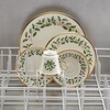 image:imageLenox Holiday 6Piece Dinner Plates Dinnerware Set Service For 6 Porcelain Dishwasher Safe Round Plates Set Holiday Red amp Green Perfect for Gatherings Christmas Dinnerware Ivory 6 Piece5Piece Placesetting