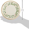 image:imageLenox Holiday 6Piece Dinner Plates Dinnerware Set Service For 6 Porcelain Dishwasher Safe Round Plates Set Holiday Red amp Green Perfect for Gatherings Christmas Dinnerware Ivory 6 PieceButter Plate
