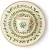 image:imageLenox Holiday 6Piece Dinner Plates Dinnerware Set Service For 6 Porcelain Dishwasher Safe Round Plates Set Holiday Red amp Green Perfect for Gatherings Christmas Dinnerware Ivory 6 Piece5Piece Placesetting
