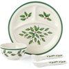 image:imageLenox 870016 Holiday Melamine 4Piece AllPurpose Bowl Set Christmas Dinnerware HostingChildrens Plate