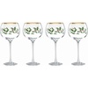 image:imageLenox 893570 Holiday Decal 4Piece Martini Glass Set Christmas Dinnerware HostingBalloon Glasses  Set of 4