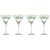 image:imageLenox 893570 Holiday Decal 4Piece Martini Glass Set Christmas Dinnerware HostingMartini Glasses  Set of 4
