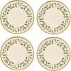 image:imageLenox Holiday 6Piece Dinner Plates Dinnerware Set Service For 6 Porcelain Dishwasher Safe Round Plates Set Holiday Red amp Green Perfect for Gatherings Christmas Dinnerware Ivory 6 PieceSalad Plates  Set of 4