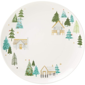 image:imageLenox 890756 Balsam Lane Round Turkey Platter Christmas HostingRound Platter
