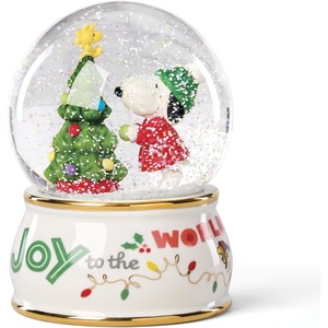 image:imageLenox 897597 Snoopy Snow Globe Christmas Decorations Peanuts