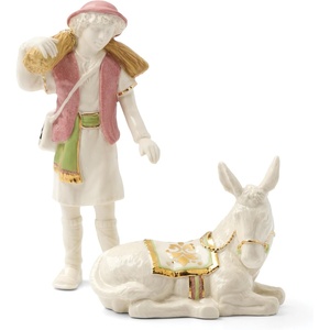 image:imageLenox 897698 First Blessing Boy with Donkey Figurine Christmas Decorations Indoor Decor Nativity SetBoy with Donkey