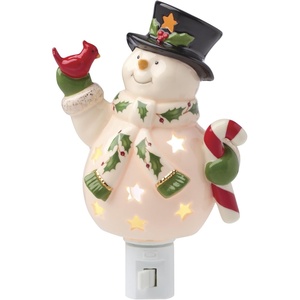 image:imageLenox 897958 Happy Holly Days Snowman Night Light Christmas Decorations Decor