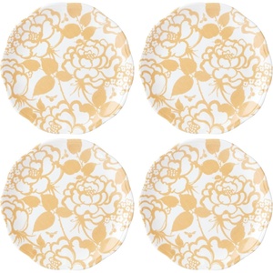 image:imageLenox Butterfly Meadow Cottage Accent Plates Set of 4 495 LB Goldenrod