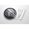 image:imageLenox Silverware Set Modulus Satin Black 20Piece Flatware Set Service For 4 1810 Stainless Steel Dishwasher Safe Cutlery Sets Kitchen Utensils Knives Spoons And Forks Home Black 20 PiecesSilver